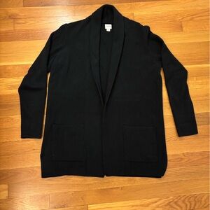 J Crew black cotton blazer. Size S.